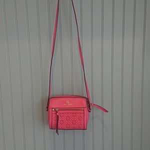 kate spade coral crosabody bag